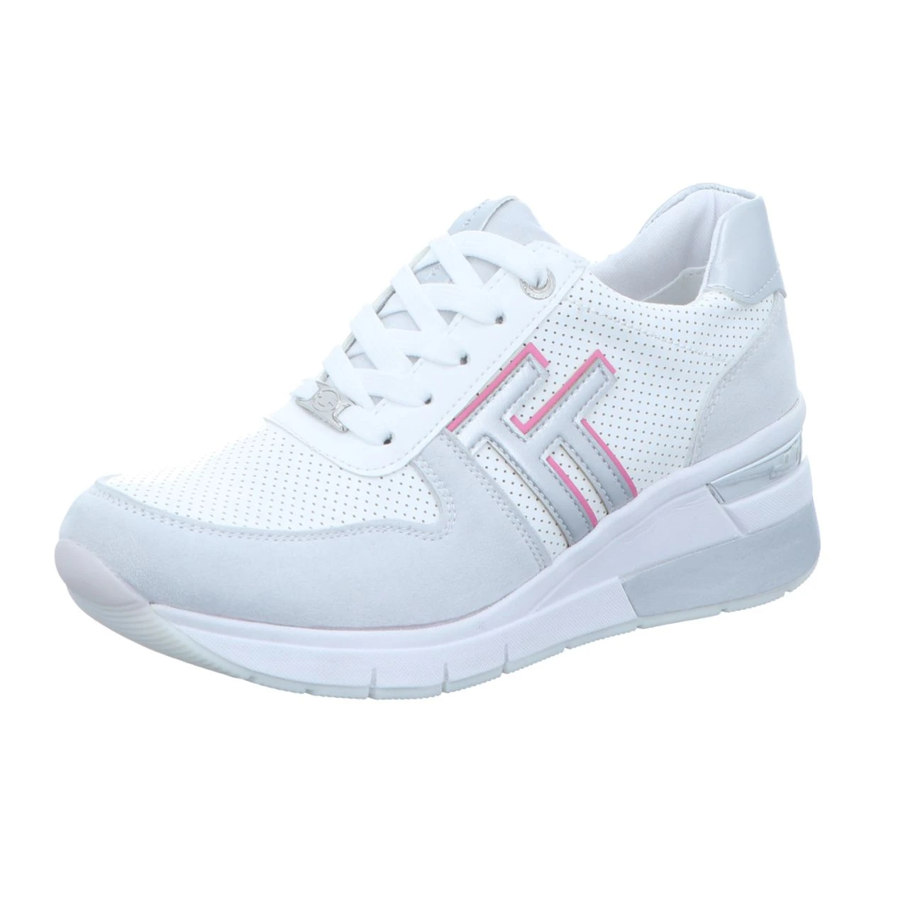 Tom Tailor Damen-Schnürhalbschuh Weiß 1 Tom Tailor Damen-Schnürhalbschuh Weiß