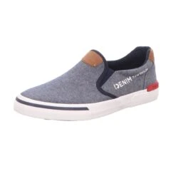 Tom Tailor Herren-Leinenslipper Blau