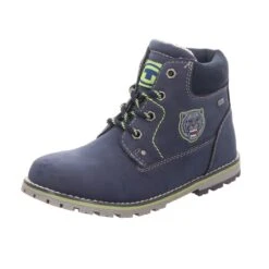 Tom Tailor Jungen-Schnürstiefelette Gefüttert Mit TEX-Membran Und Leuchteffekt Blau