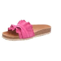 Verbenas Damen-Bio-Pantolette Mit Tieffußbett Pink
