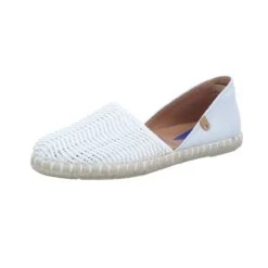 Verbenas Damen-Slipper-Espadrille Weiß