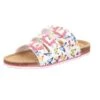 GirlZ OnlY Mädchen-Bio-Pantolette Weiß Mit Schmetterlingen