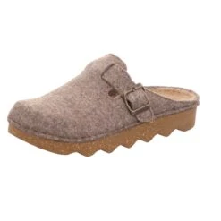Inblu Damen-Pantoffel-Hausschuh Taupe