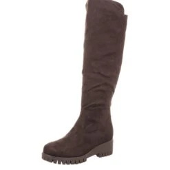 Living UPDATED Damen-Schaftstiefel Gefüttert Schwarz