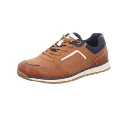 Living UPDATED Herren-Schnürhalbschuh Braun-Cognac