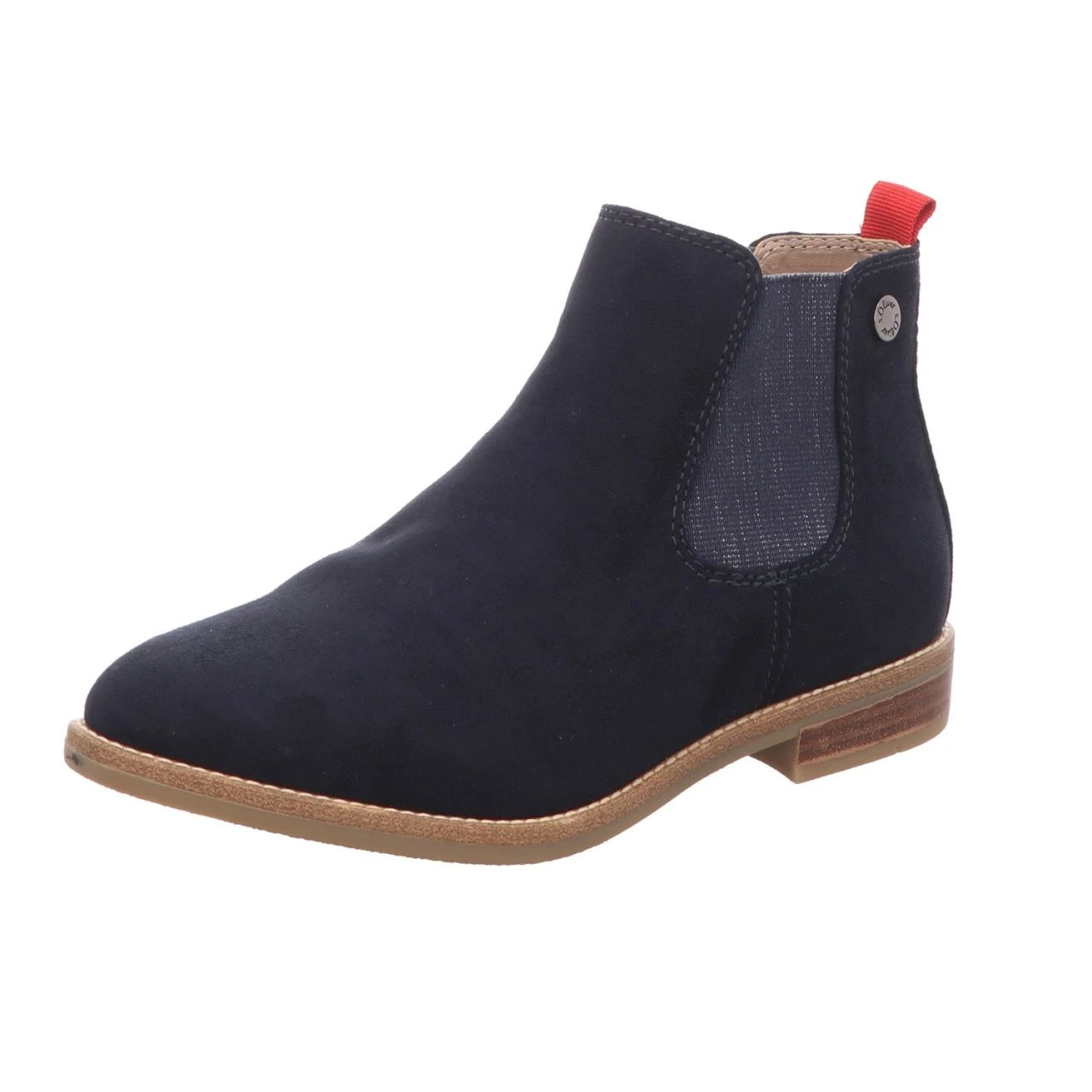 S.Oliver Damen-Stiefelette Chelsea Boot Blau 1 S.Oliver Damen-Stiefelette Chelsea Boot Blau
